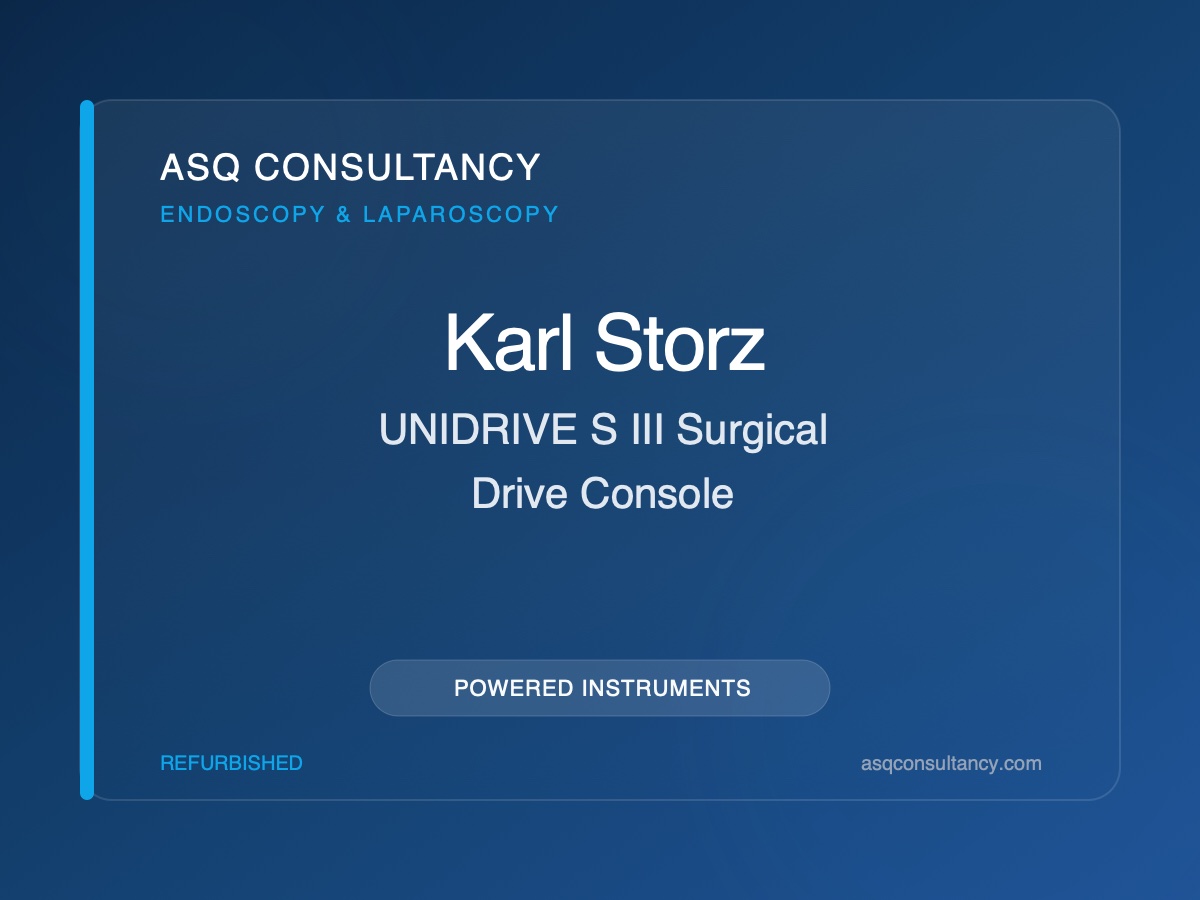 Karl Storz UNIDRIVE S III Surgical Drive Console