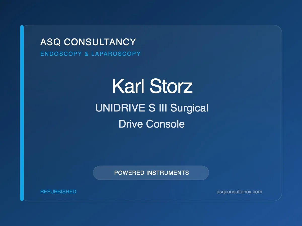 Karl Storz UNIDRIVE S III Surgical Drive Console